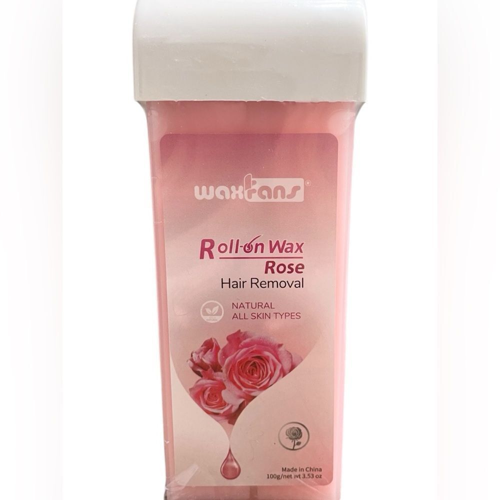 Waxfans Roll-On Wax Rose Hair Removal Cartridge 100g – All Skin Types